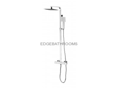 Thermostatic shower set square and ultra thin