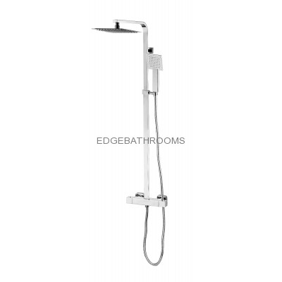Thermostatic shower set square and ultra thin