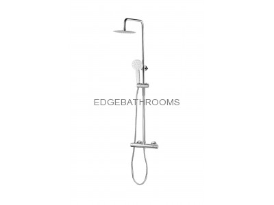 Round thermostatic shower set ultra thin heads